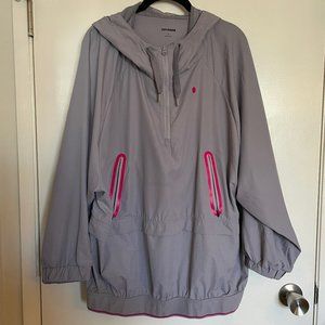 NWOT Ivy Park grey and pink jacket with hood